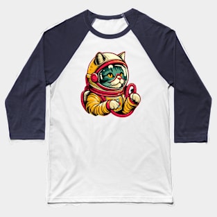 Astronaut cat Baseball T-Shirt